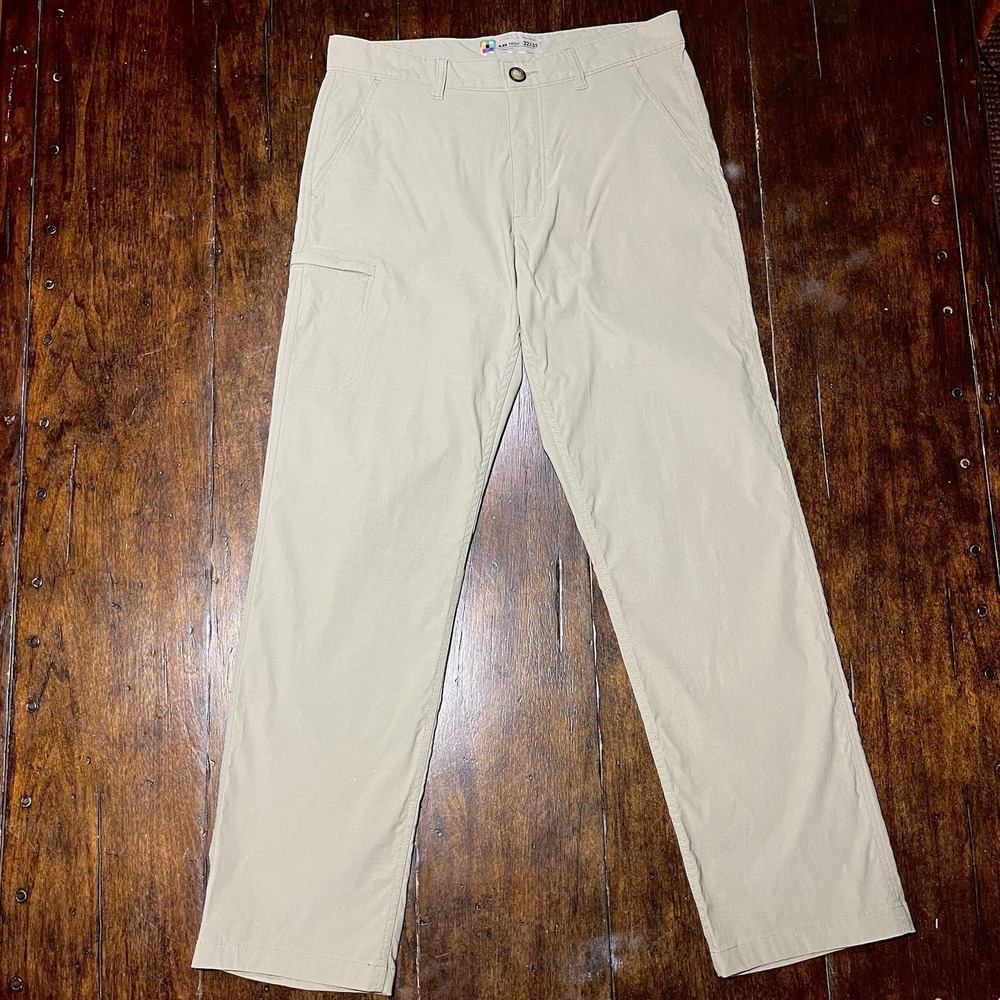 Unionbay UB Tech Pants Mens 32x32 Khaki Classic Chino Cargo Utility Outdors - Picture 2 of 12